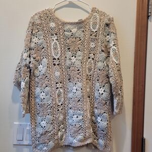 Crochet Lace Sweater